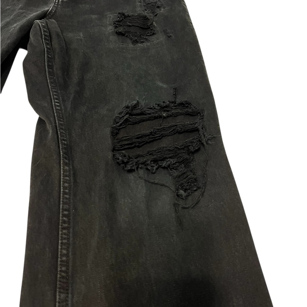 Free People Jeans Women's 31
Black We The Free Crvy Straight
Shooter Distressed - Picture 8 of 11